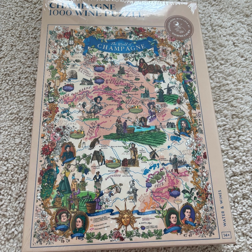 1000 Piece Champagne Puzzle